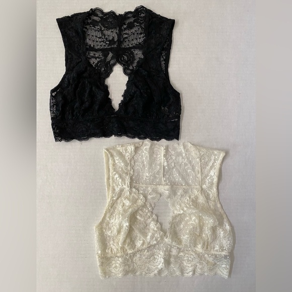 Free People Intimately 2 Lace Bralette’s Size S - Picture 15 of 16